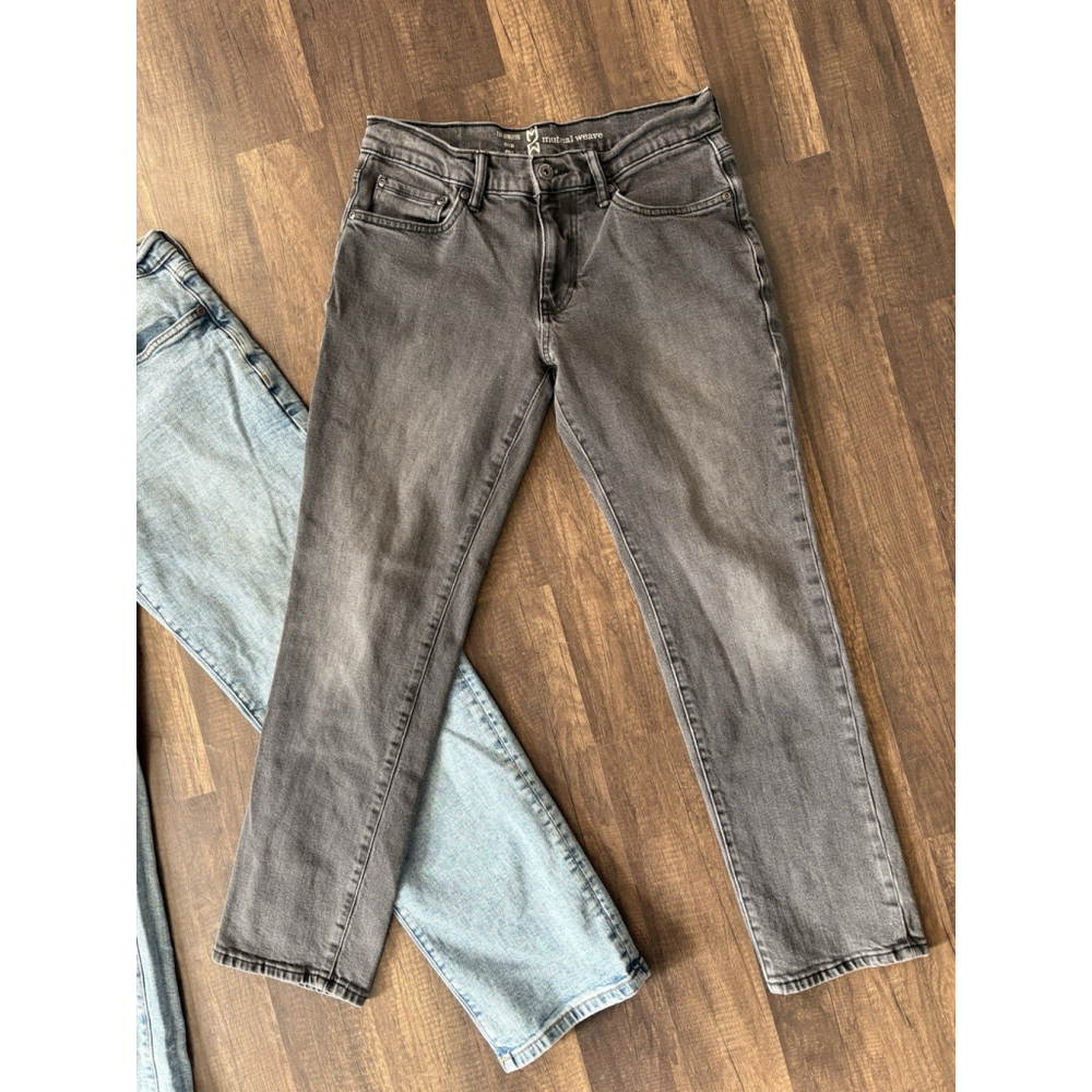 Mutual Weave Mens Jeans The Relaxed The Athletic Lot Of 2 29 X 30 Black Blue - Picture 6 of 9